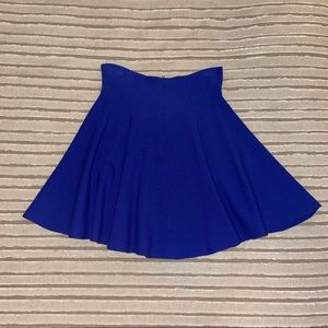 Royal Blue Skirt
